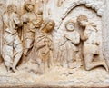 Marble relief biblical