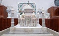Marble replica of the world famous Taj Mahal