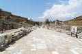 Marble road.The ancient city of Ephesus Efes in Turkish located near Selcuk town of Izmir Turkey.
