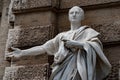 Marble roman statue: Cicero Cicerone Royalty Free Stock Photo