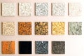 Marble samples Royalty Free Stock Photo
