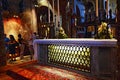 Saint Mark`s tomb and relics Saint Mark`s Basilica Venice Royalty Free Stock Photo