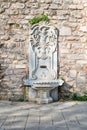 Marble sculpted drinking fountain at Gulhane Park, Sultan Ahmet district, Istanbul