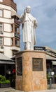 Marble sculpture of Metodija Andonov Chento, Yugoslav and Macedonian politician, anti-fascist, in Skopje, Macedonia