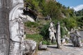 Marble Sculptures by Mario Del Sarto, Outdoors in the Public Place of Mortarola in Carrara - Tuscany, Italy