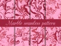 Marble seamless pattern. Hand drawn watercolor marbling. Ink marbling texture.