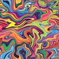 Marble seamless pattern in neon brightful colors. Royalty Free Stock Photo