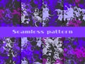 Marble seamless pattern set. Marbled paper watercolor. Drawing on the water. Grunge textures. Mixture of paints. Vector Royalty Free Stock Photo