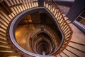 Marble spiral staircase Royalty Free Stock Photo