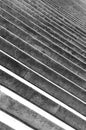 Marble stair with white steps to infinity Royalty Free Stock Photo