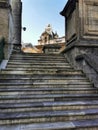 Marble staircase at the Octagon city area of Dunedin in Otago region of the South Island of New Zealand