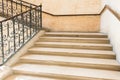 Marble staircase with stairs Royalty Free Stock Photo