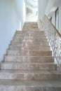 Marble stairs inside hotel Royalty Free Stock Photo