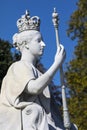 Queen Victoria Statue in Kensington Gardens Royalty Free Stock Photo