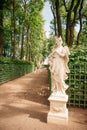 Marble statue 'Ceres' on a sunny summer day.