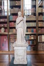 A marble statue of a classical female figure. British museum, UK Royalty Free Stock Photo