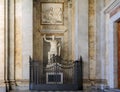 Marble statue of Constantine I the Great. Lateran Basilica. Rome. Italy Royalty Free Stock Photo