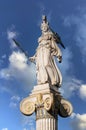 Marble statue of goddess Athena