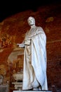 PISA, ITALY - CIRCA FEBRUARY 2018: The interior of the Monumental Cemetery at the Square of Miracles