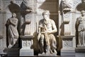 Marble statue of Moses by Michelangelo Royalty Free Stock Photo