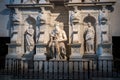 The Marble statue of Moses sculpted by Michelangelo located in San Pietro in Vincoli church, Rome, Italy Royalty Free Stock Photo