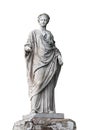 Marble statue of roman Ceres or greek Demeter