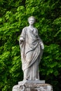 Marble statue of roman Ceres or greek Demeter in Royalty Free Stock Photo