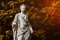 Marble statue of roman Ceres or greek Demeter in Royalty Free Stock Photo