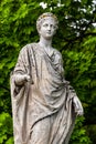 Marble statue of roman Ceres or greek Demeter in Royalty Free Stock Photo