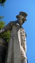 Marble statue of the Roman poet Giuseppe Gioachino Belli