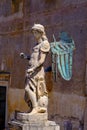 Marble statue of Saint Michael in Castel Sant'Angelo Royalty Free Stock Photo