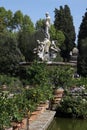 Marble statues in the Boboli Gardens in Florence