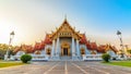 The Marble Temple, Wat Benchamabopit Dusitvanaram in Bangkok, Th