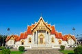 The Marble Temple, Wat Benchamabopit Dusitvanaram in Bangkok, Thailand Royalty Free Stock Photo