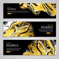 Marble texture banner3 Royalty Free Stock Photo
