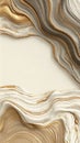 Marble texture background with brown waves Royalty Free Stock Photo