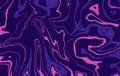 Marble texture. Dynamic liquid splash in ultraviolet color. Wavy lines. Vector marble background for your design project