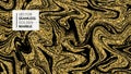 Marble texture. Luxury gold seamless background. Abstract golden glitter marbling seamless pattern for fabric, tile, interior Royalty Free Stock Photo