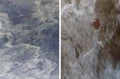 Set of marble texture