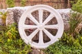 Marble Thammachak (Wheel of Dhamma) , symbol of Buddhism