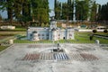 The Marble Throne hall in Mini Siam Park Royalty Free Stock Photo