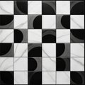Marble Tile Pattern: Surrealist Composition With Photorealistic Details