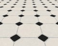 Marble tiled floor tiles Royalty Free Stock Photo