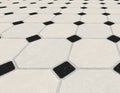 Marble tiled floor tiles Royalty Free Stock Photo