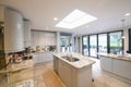 Marble Topped Worktop Units In Modern Kitchen