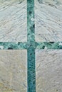 Marble Wall with Cross Royalty Free Stock Photo