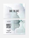 Marble wedding cover background vector set. Marble tender with texture. Modern design background for wedding, invitation, web,