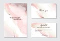 Marble wedding cover background vector set. Marble tender with texture. Modern design background for wedding, invitation, web,