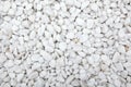 Marble white pebbles. Background texture Royalty Free Stock Photo