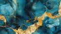 Marbled Azure: Abstract Oceanic Artistry